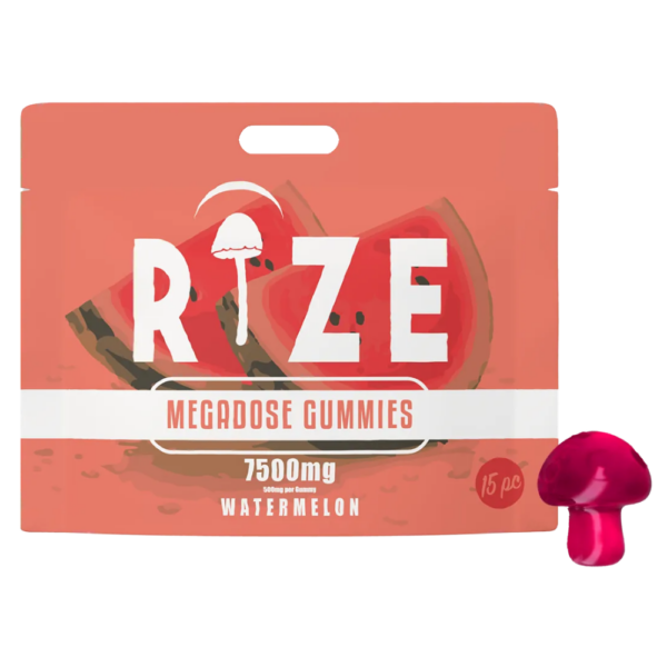 Rize Watermelon Mushroom Gummies