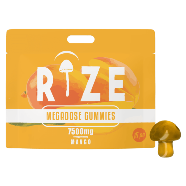 Rize Mango Mushroom Microdose Gummies