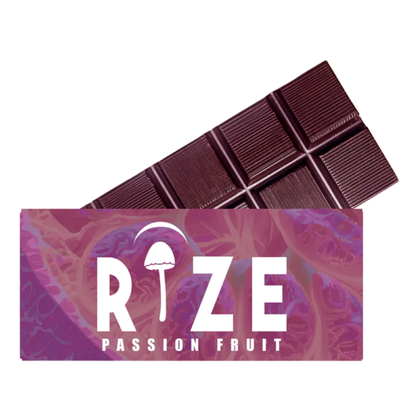 Rize Passion Fruit Mushroom Chocolate Bar