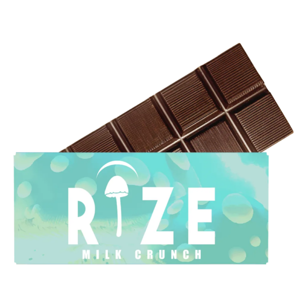 Rize Milk Crunch Mushroom Chocolate Bar