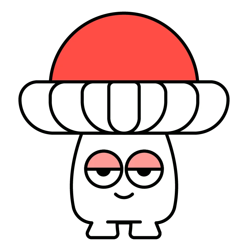 Chocolate magic mushroom